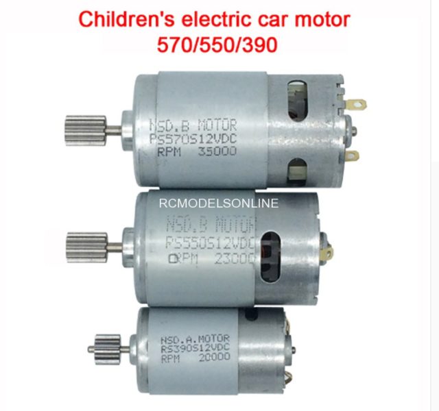 570 Kinder Elektro Auto Schnelle Geschwindigkeit Getriebe Motor 12 V 27000 X2N5 