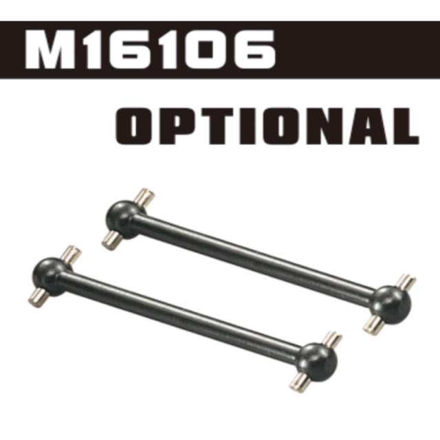 M16106 Rear Metal Drive Shafts for HBX 2105A 1/14 RC Car Spare Parts Rear Metal Drive Shafts