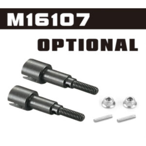 Rear Metal Wheel Shafts+Pins+Lock Nut M4
