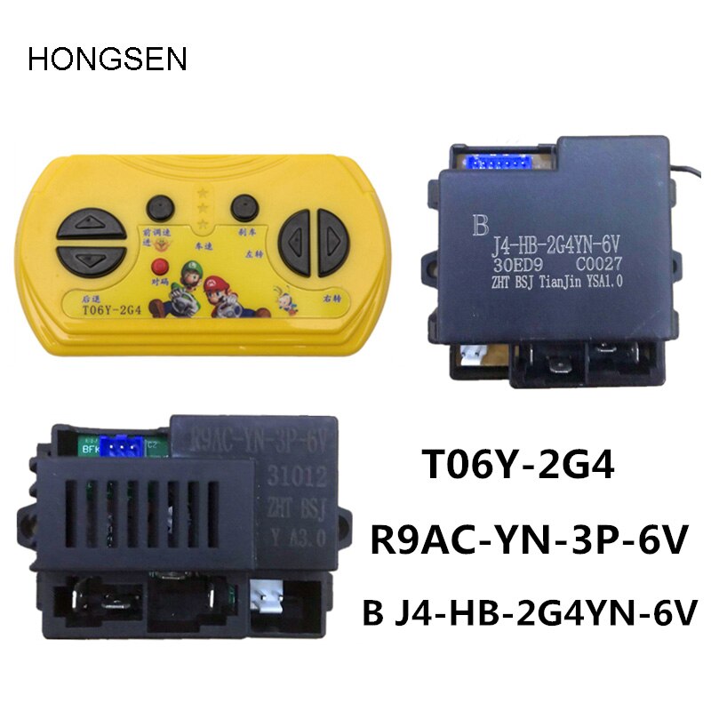 J6-DGN-2G4YN-12V Receiver for Children's Electric car T07Y-DGN Remote Control 