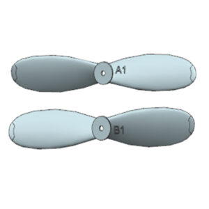 Motor Propeller A+B (white)