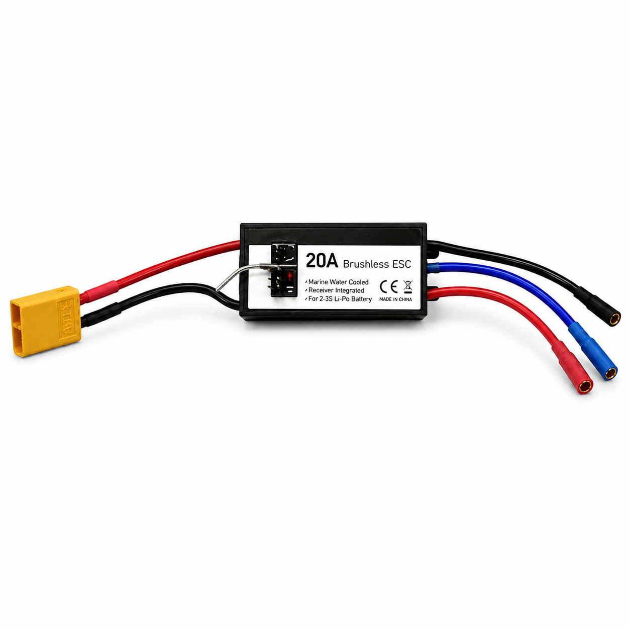 PE1260 ESC-brushless-20A-XT60-Marine for Volantex 792-5 Vector SR65 65cm Brushless High Speed RC Boat spare parts
