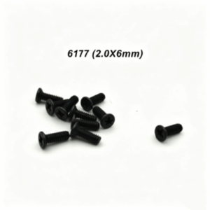 6117 Self tapping round head screw PBH 2.0 * 6mm 10pcs for SUCHIYU SCY-16301 16302 16303 1/16 RC Drift Car parts