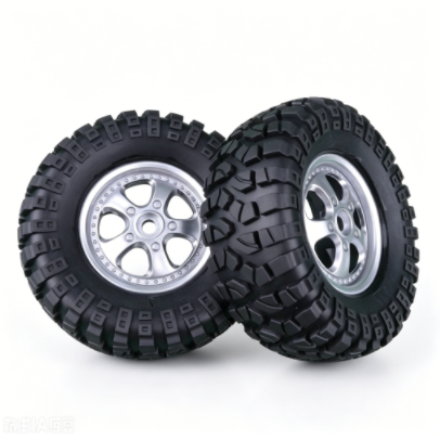 12664 Wheels Complete (Silver) for HBX 12891 1/12 RC Car Spare Parts