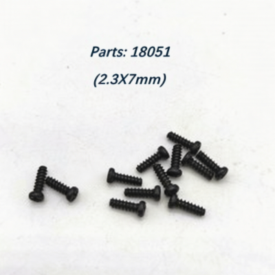 18051 Screws PBHO 2.3X7mm for HBX 2192/2193/2195 RC Car Parts
