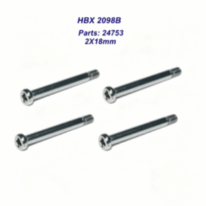 24753 Washer Head Screw 2*18mm (4PCS) for HBX 2098B 1/24 RC Car Spare Parts