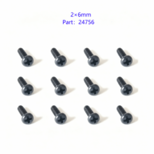 24756 Washer Head Screw 2*6mm (12PCS) for HBX 2098B 1/24 RC Car Spare Parts