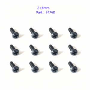 24760 Countersunk Self Tapping Screw 2*6mm(12PCS) for HBX 2098B 1/24 RC Car Spare Parts