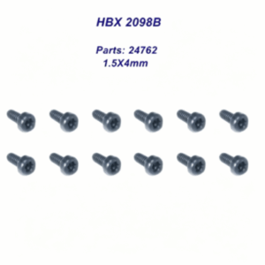 24762 Cap Head Hex. Self Tapping Screw 1.5*4mm(12PC) for HBX 2098B 1/24 RC Car Spare Parts