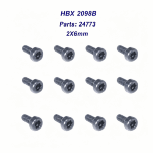 24773 Round Head Hex. Screw 2*6mm for HBX 2098B 1/24 RC Car Spare Parts