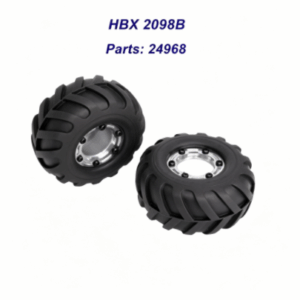 24968 Wheels Complete w/Wheel Frames Installed for HBX 2098B 1/24 RC Car Spare Parts