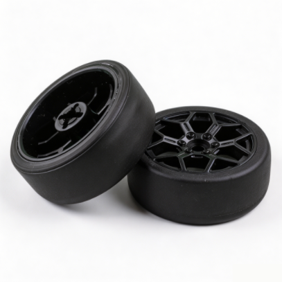 29017F Tire-Front Drift Wheels Complete for HBX 2192/2193/2195 Drift RC Car Parts