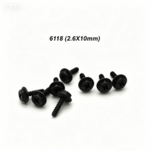 6118 Flange screws 2.6 * 10mm 8pcs for SUCHIYU SCY-16301 16302 16303 1/16 RC Drift Car parts
