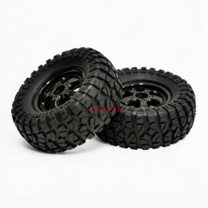 90140 Wheel Assembly (Black Hub) 2pcs for HBX 901/901A 903/903A 905/905A 1/12 RC Car Spare Parts