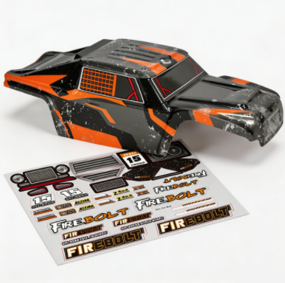 90144 Car Shell (Orange) + Body Sticker for HBX 901/901A 903/903A 905/905A 1/12 RC Car Spare Parts