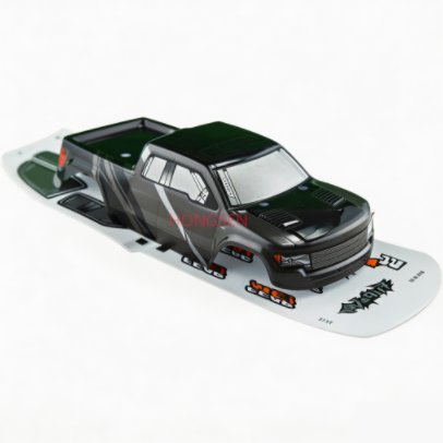 2098B-B001 Body (w/Body Decals),Gray-Black for HBX 2098B 1/24 RC Car Spare Parts