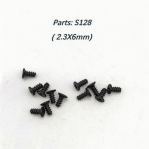 S128 Countersunk Tapping Screws 2.3X6mm for HBX 2192/2193/2195 RC Car Parts