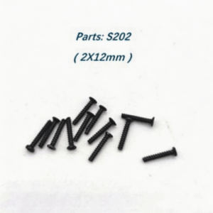 S202 Screws 2X12mm for HBX 2192/2193/2195 RC Car Parts