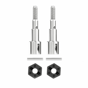 10401-49 Metal Rear Wheel Axle with Hex Hub and Steel Shaft For 10401 Parts