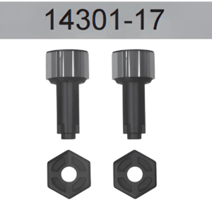 14301-17 Rear Wheel Axle with Hex Coupler For 14301 Parts