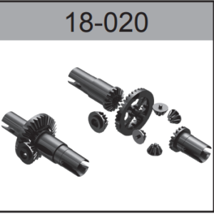 18-020 Nylon Front/Rear Differential 2pcs For Hospeed 1/18 HS18-01 18-02 18-03 H18-21 H18-22 H18-51 etc rc car parts
