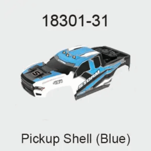 18301-31 Pickup Truck Body Shell (Blue) For 18301 Parts
