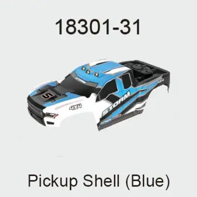 18301-31 Pickup Truck Body Shell (Blue) For 18301 Parts