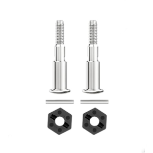 10401-48 Metal Front Wheel Axle with Hex Hub and Steel Shaft For hospeed 10401 1:10 rc car parts