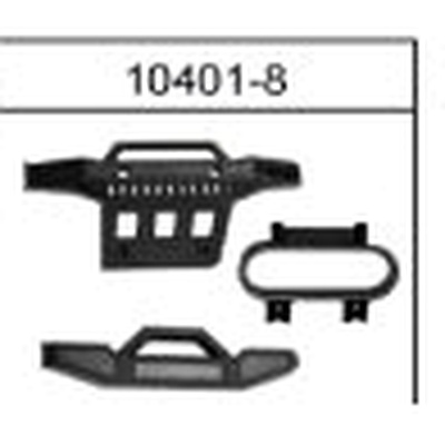 10401-8 Front and Rear Bumper For hospeed 10401 Parts