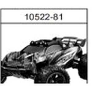 10522-81 Brushless Aurora Body Shell (with Lights, Green) For hospeed 10522 Parts