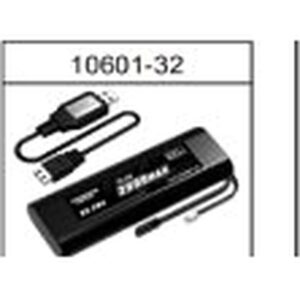 10601-32 11.1V 2000mAh Modular Battery + 11.1V USB Charging Cable For hospeed 10601 Parts