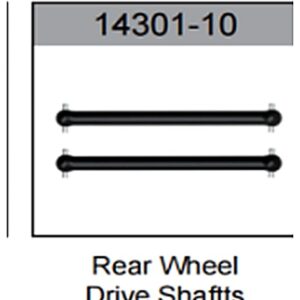 14301-10 Rear Wheel Drive Shaft For hospeed 14301 Parts
