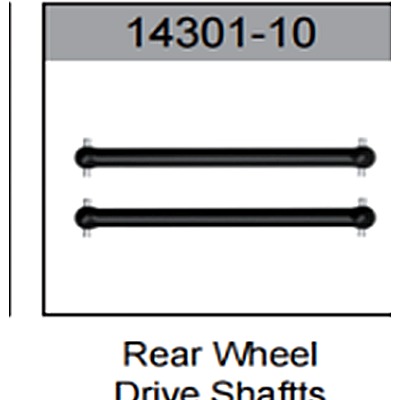 14301-10 Rear Wheel Drive Shaft For hospeed 14301 Parts