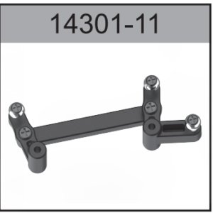 14301-11 Steering Assembly For Hospeed 1:14 RC car 14301 14321-14324 14311 14312 14331 14332 Parts
