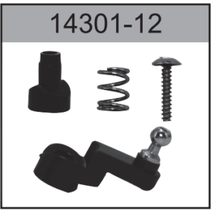14301-12 Servo Assembly For Hospeed 1:14 RC car 14301 14321-14324 14311 14312 14331 14332 Parts