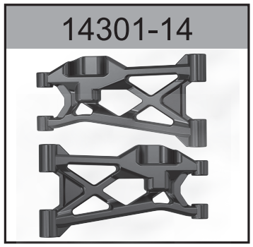 14301-14 Left and Right Lower Swing Arm For Hospeed 1:14 RC car 14301 14321-14324 14311 14312 14331 14332 Parts