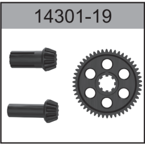 14301-19 Reduction Gear and Center Drive Gears For Hospeed 1:14 RC car 14301 14321-14324 14311 14332 Parts