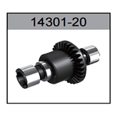 14301-20 Nylon Differential with Bearings For hospeed 14301 Parts