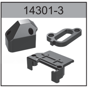 14301-3 Servo&Motor Cover and Power Plug Cover For Hospeed 1:14 RC Brusheless car 14401 14421 14411 14412 14432 Parts