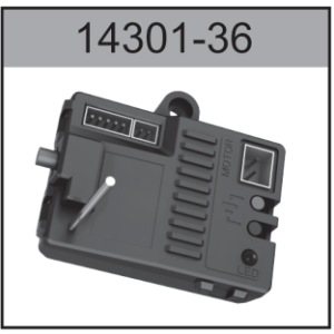 14301-36 Waterproof Brushed ESC for Hospeed 1:14 RC car 14301 14321-14324 14311 14312 14331 14332 Parts