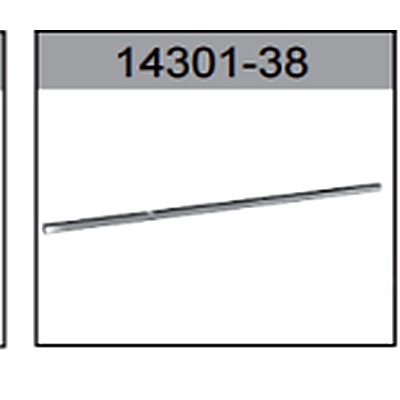 14301-38 Hex Center Drive Shaft 4x150mm For hospeed 14301 Parts