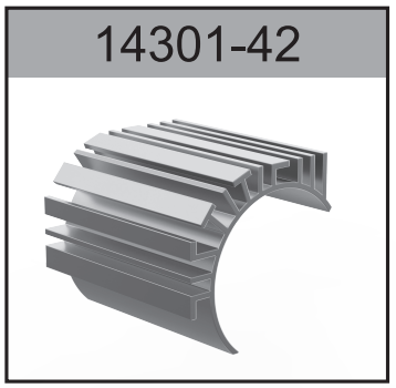 14301-42 390 Motor Heat Sink For Hospeed 1:14 RC car 14301 14321-14324 14311 14312 14331 14332 Parts