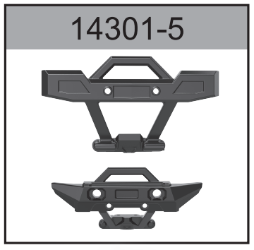 14301-5 Front and Rear Bumper For Hospeed 1:14 RC Brusheless car 14401 14421 14411 14412 14432 Parts
