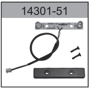 14301-51 Front Bumper LED Light For Hospeed 1:14 RC car 14301 14401 14421 14311 14411 Parts