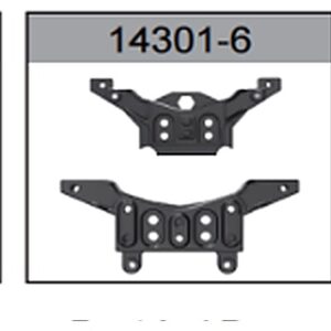 14301-6 Front and Rear Shock Tower For hospeed 14301 Parts