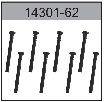 14301-62 M2.3x22 Round Head Screw (Swing Arm) For Hospeed 1:14 RC car 14301 14401 14421 14311 14411 Parts