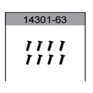 14301-63 M2.6x8 Round Head Screw For hospeed 14301 Parts