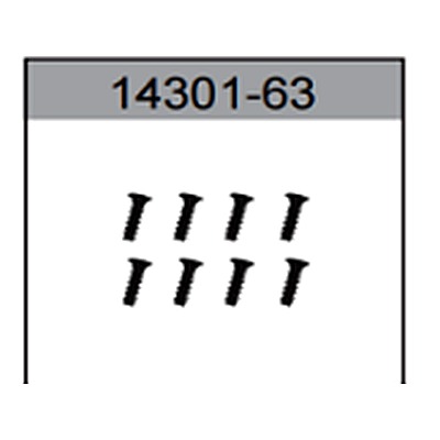 14301-63 M2.6x8 Round Head Screw For hospeed 14301 Parts