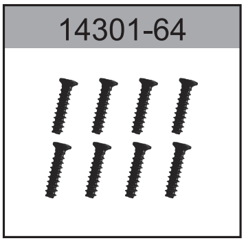 14301-64 M2.6x10 Round Head Screw For Hospeed 1:14 RC car 14301 14401 14421 14311 14411 Parts