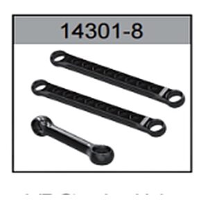 14301-8 Left/Right Steering Tie Rod and Servo Linkage For hospeed 14301 Parts